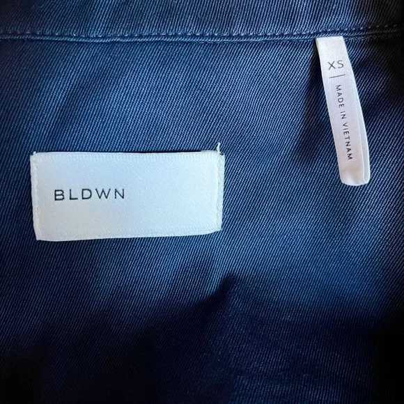 $368 NEW Designer BLDWN Harley Jumpsuit Nocturnal Blue One Piece - XS - Picture 3 of 8